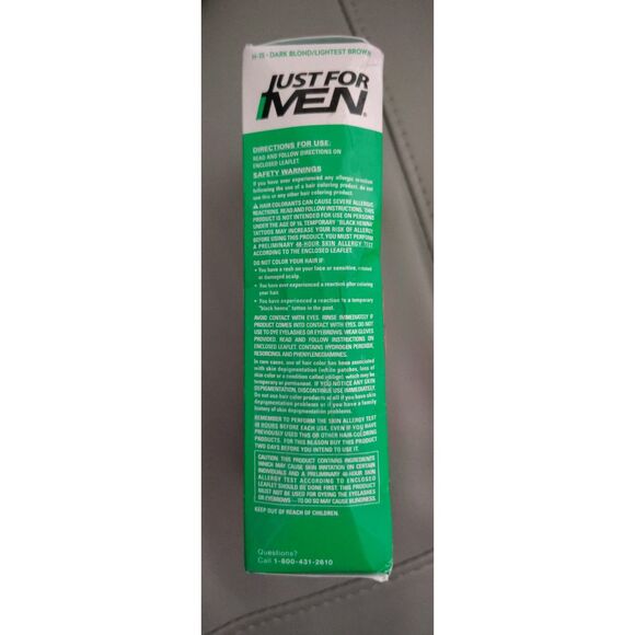 Just For Men 2 Pack Dark Blonde/ Light Brown NIB Damaged Box Hair Color - Picture 6 of 8